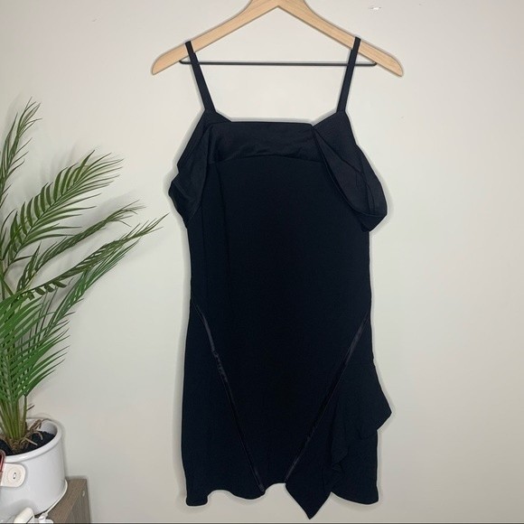 Jason Wu GREY Satin-Backed Cold-Shoulder Dress 2 - Picture 2 of 11